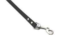 VILLFUL Correa para Perro y Gato de PU Resistente con Hebilla de Aleación para Cachorros y Mascotas Pequeñas Negras