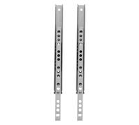 VILLFUL Correderas para Cajones de Cómoda Bidireccionales de 17Mm Ancho Rieles Estrechos Extensibles Rodamientos de Bolas para Extracción Suave y Silenciosa 182Mm 2 Piezas Ideales