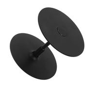 VILLFUL Cubierta de Cerradura de Puerta Redonda de Acero Inoxidable 67 Mm, Placa de Relleno para Orificio de Puerta Metálica Tornillos de 45 Mm, para Reparación y Refuerzo en Entradas