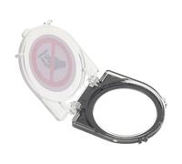 VILLFUL Cubierta Protectora para Interruptor Botón Pulsador de Elevador, Autoadhesiva, Redonda 52x47 Mm, Plástico Transparente Resistente al Polvo, Cubierta de Seguridad para Botón