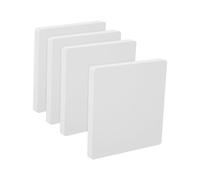 VILLFUL Cubierta Resistente y Moderna de Enchufe sin Tornillos de Color Claro 4 Piezas Tamaño 9x8.6x0.8cm para Pared Adecuado Habitación del Hogar