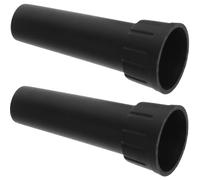 VILLFUL Cubierta superior de repuesto para paraguas, tapas de goma negras, 2 piezas, evita daños en la punta, recambio para paraguas de lluvia, accesorios para sombrillas de mango largo,