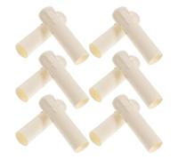 VILLFUL Cubiertas de Plástico para Velas de Araña 20 Piezas Portalámparas para Lámparas de Araña Casquillos de 25X100 MM Protección contra Goteo para Candelabros Decorativos en
