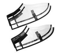 VILLFUL Cubrezapatos de Peluquería Impermeables Talla Mediana y Grande Protectores Transparentes para Calzado 2 Pares para Salón de Belleza y Barbería Resistentes al Agua y Fáciles de