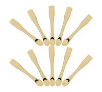 VILLFUL Cucharas para Cosméticos Faciales ABS 10 Piezas Tamaño Pequeño Color para Crema de Ojos y Mascarilla Facial Ideales para Higiene y Aplicación Cuidado Piel Uso Viaje y