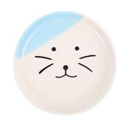 VILLFUL Cuenco de Cerámica Elegante para Gatos Plato de Comida para Gatitos con Borde Ancho Y Elevado para Que Puedan Comer con Facilidad
