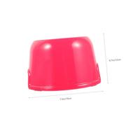 VILLFUL Cuenco para Perros y Conejos de Plástico Redondo para Comida y Agua Recipiente Estable y Duradero para Mascotas Candy Fácil Limpieza y Diario