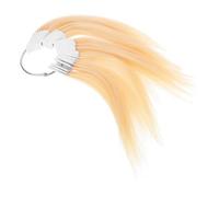 VILLFUL de Anillos de Muestra de Cabello Real y Experimentación en Técnicas de Teñido 30 Piezas para Análisis de Prueba de Color para Peluqueros