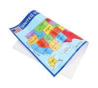 VILLFUL de para Pared Educativo Geográfico Diseño para Aula Decoración de Habitación 2 Piezas