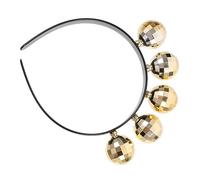 VILLFUL Diadema De Bola De Discoteca Para Fiestas, Diademas Para Adultos, Diadema Decorativa Para Fiestas, Diademas Para Mujeres, Diademas Para Festividades, Diademas De Cumpleaños,