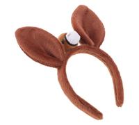 VILLFUL Diadema de Peluche Orejas de Caballo 2026 para Fiesta de Año Chino, Accesorio Cabello Femenino para Festivales y Disfraces, Tocado Decorativo para Celebraciones y Fotos