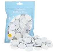 VILLFUL Discos de Pulido para Uñas Autoadhesivos 50 Piezas Ø25mm Almohadillas de Lijado para Manicura y Pedicura Accesorio Profesional para Eliminar Crestas y Abrillantar Uñas
