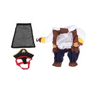VILLFUL Disfraz De Cosplay Adorable para Cachorro Atuendo De Pirata Ropa De Perro