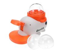 VILLFUL Dispensador de Premios para Perros Juguete Giratorio con Botón para Liberar Snacks Estimulante Mental y Entrenador Portátil para Mascotas Interiores