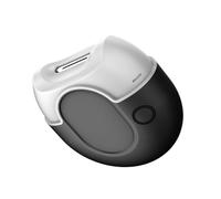 VILLFUL Eléctrica para Uñas Portátil con Afilador Práctico Cortaúñas Duradero y Recargable USB Seguro para Bebés y Uso Profesional Casa Color Negro Elegante