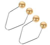 VILLFUL Entrenador de Hoyuelos Metálico Ajustable para Mejillas 2 Piezas Color Champán Herramienta Facial Portátil para Moldear Hoyuelos Naturales en Belleza y Cuidado Personal