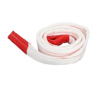 VILLFUL Eslinga de de Alta Resistencia Toneladas Correa Industrial Multifuncional para Remolque y Levantamiento de Vehículos para Grúas y Pesadas Metros de Color Blanco