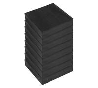 VILLFUL Espuma EVA Autoadhesiva Antideslizante 8 Piezas 10X10X2 CM para Aislamiento y Protección en Armarios Eléctricos y Manualidades