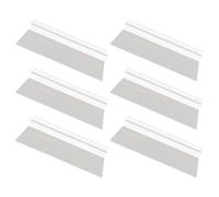 VILLFUL Estantes Transparentes para Zapatos de Pared 6 Piezas, Estantería Organizadora de Plástico para Exhibición de Zapatillas en Tiendas y Hogar, Soporte Ahorra Espacio para Calzado