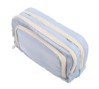 VILLFUL Estuche Comparación Bolsa De Lápiz Escolar Bolsa De Papelería Sencilla Case De Lápiz para Artista Cartuchera Caja De La Pluma Poliéster