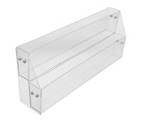 VILLFUL Expositor Transparente de Plástico para Mostrador Soporte de Mesa de 2 Niveles Organizador Multifuncional para Tiendas y Mercados Adecuado para Exhibir Snacks y Productos