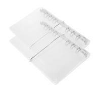 VILLFUL Funda Transparente para Agenda A6 Carcasa Flexible de Plástico PP Protectora y Recargable para Cuaderno de Hojas Sueltas Organizador Portátil Adecuado para Viajes y Uso Diario