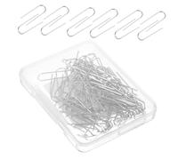 VILLFUL Ganchos 200 de Nicromo en Forma de U Resistentes a Altas Temperaturas Fáciles de Usar y Deformación Mínima para Manualidades y Elaboración de Joyas Cerámica