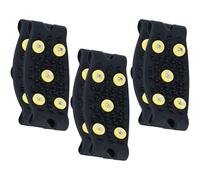 VILLFUL Garras Antideslizantes para Zapatos y Botas de montaña, 3 Pares de TPE Ligeros para Caminatas y Deportes al Aire Libre