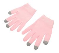 VILLFUL Guantes de Gel Hidratante para Manos Secas y Agrietadas, Guantes Loción Reparadora de Gel Rosa, Reutilizables, Transpirables y Táctiles para Cuidado Nocturno y Spa, Talla Única