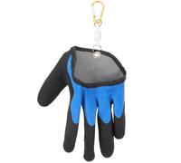 VILLFUL Guantes de Pesca Antideslizantes, Guante Protector de Manos, PE Tejido Látex, Impermeables, de Seguridad, Lavables, Cierre Rápido, para Matar Peces, Color Color Aleatorio