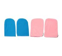 VILLFUL Guantes de Terapia de Manos Cubierta de Cera de Parafina Material Poliéster y Franela Varios estilos 2piezas Varios estilos Guantes Calentadores Parafina en Casa