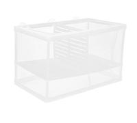 VILLFUL Incubadora para Cría De Peces con Red De Poliéster y Ventosas, Tamaño Grande 26x15x18 Cm, Aislamiento para Acuarios, Criadero Acuático para Peces y Acuarios