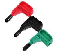 VILLFUL Juego de 3 Sondas de Prueba Magnéticas Prácticas para Multímetro Puntas de 4Mm Tipo Banana sin Soldadura Imán Colores Rojo Negro y Verde Accesorio Indispensable para Pruebas