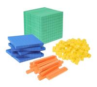 VILLFUL Juego de Cubos de Matemáticas Coloridos de Espuma EVA para Educación Temprana 10 Piezas Apilables Bordes Redondeados Juguete Didáctico para Aprender a Contar y Desarrollar