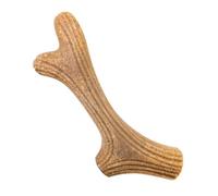 VILLFUL Juguete para Cachorros de Dentición con Forma de Astas Material Seguro de Madera Plástica para Masaje de Encías Limpieza Dental y para Perros Pequeños