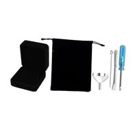 VILLFUL Kit de Embudos Pequeños de Acero Inoxidable para Llenar Urnas Pequeñas, Mini Embudo de Metal Compacto para Joyas de Cremación, Accesorios para Memoriales y Funerales de Mascotas