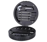VILLFUL Kit de Herramientas para reparación de Coche 20 Piezas Creativo con diseño de Rueda, Multi-función, Ideal para Trabajadores de construcción y Mantenimiento mecánico