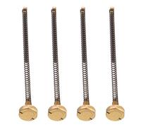 VILLFUL Kit de reparación para encendedor 4 piezas de metal negro incluye resorte y dedal para uso diario compatible con Zippo