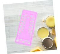 VILLFUL Kit para Hacer Bálsamo Labial con Bandeja de Huecos y Espátula Flexible de PP Molde Rellenable para Tubos de Labial DIY Color Púrpura Completo para Cuidado Natural de Labios