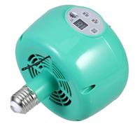 VILLFUL Lámpara Calefactora para Cría de Pollos con Ventilador Ajustable Emisor de Calor sin Luz Plástico Duradero para Aves y Mascotas