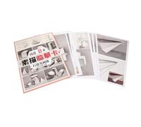 VILLFUL Libro de Práctica de Bocetos para Principiantes Tarjetas de Copia de Dibujo con Instrucciones Detalladas Guía de Técnicas Paso Paso Variedad de Tarjetas para Mejorar Habilidades