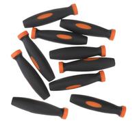 VILLFUL Mango de Goma Ergonómico para Lima 48 MM Diámetro Juego de 12 Piezas Mango Repuesto para Herramientas de Corte Carpintería y Uso Profesional