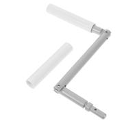 VILLFUL Manivela de Ventana Abatible Metálica de Aleación de Zinc Abridor Manual Varilla Resistente y Diseño Ergonómico Accesorio para Persianas y Toldos en Hogar y Comercio