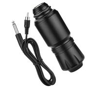 VILLFUL Máquina de Tatuar Rotativa de Aluminio para Principiantes Bolígrafo Portátil con Motor de Alta Frecuencia Accesorio Profesional para Tatuajes Compatible con Rca Color Negro