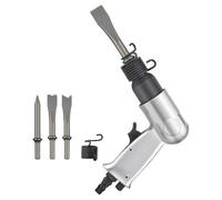 VILLFUL Martillo Neumático Multifuncional Cuerpo de Aleación de Aluminio Pala Cinceladora Ajustable Cabezales Intercambiables para Construcción Reparación Automotriz y Eliminación de