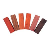 VILLFUL Material sin Teñir para Bolígrafos de Madera Natural, 6 Piezas de Barras para Bricolaje Diy, Varillas de Madera Maciza para Manualidades y Fabricación de Color Color Aleatorio