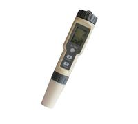 VILLFUL Medidor de Salinidad y Calidad de Agua Multifuncional Tipo Bolígrafo Precisión Detección Automática de Sal y Conductividad para Piscinas y Estanques Fácil Lectura Rango