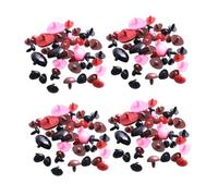 VILLFUL Nariz De Peluche De Plástico DIY 300 Piezas Multicolor 7x9 Mm para Manualidades Osos y Muñecas Proyectos De Crochet y Tejido