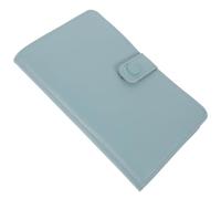 VILLFUL Organizador de Herramientas de Manicura 37 Agujeros Plegable Azul Agua Bolsa de Almacenamiento Portátil para Brocas de Uñas Soporte Compacto para Salón y Uso Profesional
