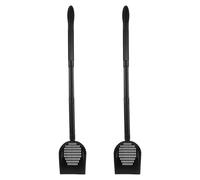 VILLFUL Pala Limpiadora de Arena para Acuario 2 Piezas, Herramienta Multifuncional para Limpieza de Grava y Sustrato, Mango Ergonómico de Extensión, Compatible Peceras Pequeñas y